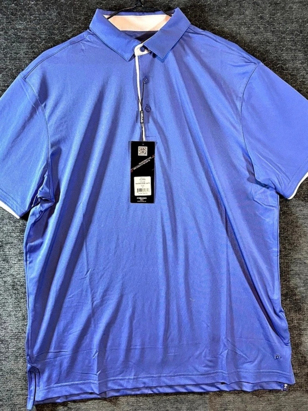 Head Filippo Men's Blue Golf Polo Size Large NWT